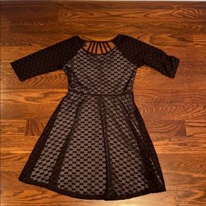 Speechless Girls Cage Back Skater Dress